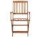 Chaises Pliables De Jardin 2 PCs Avec Coussins Bois D'acacia