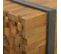 Meuble TV 110x30x32,5 cm Bois de teck massif