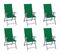 Chaises Inclinables De Jardin Lot De 6 Et Coussins Bois Acacia