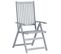 Chaises Inclinables De Jardin 4 PCs Avec Coussins Bois D'acacia