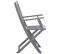 Chaises Pliables D'extérieur 6 PCs Bois D'acacia Solide