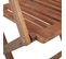 Chaises Pliables De Jardin 6 PCs Bois D'acacia Solide