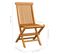 Chaises Pliables De Jardin 6 PCs Bois De Teck Solide