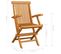 Chaises Pliables De Jardin 6 PCs Bois De Teck Solide