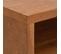 Meuble TV 110x30x40 Cm Bois De Teck Massif