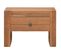 Table De Chevet 50x30x35 Cm Bois De Teck Solide