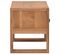 Table De Chevet 50x30x35 Cm Bois De Teck Solide