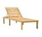 Chaise Longue De Jardin Avec Table Et Coussin Pin Imprégné