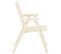 Chaises De Jardin 4 PCs Plastique Blanc