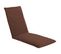 Chaise Longue Pliable Tissu Oxford Marron