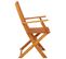 Chaises de jardin pliables 2 pcs Bois d'eucalyptus massif