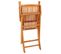 Chaises de jardin pliables 2 pcs Bois d'eucalyptus massif