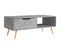 Table Basse Gris Béton 100x49,5x43 Cm Aggloméré