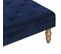 Tabouret Bleu Marine 60x60x36 Cm Velours