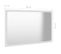 Ensemble Meuble Vasque 60 x 38,5 x 46 Cm - Vasque + Robinet + Miroir - Blanc