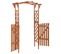 Pergola Avec Portail 116x40x204 Cm Bois De Sapin Massif