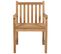 Chaises D'extérieur 4 PCs Bois De Teck Solide