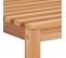 Chaises De Jardin 6 PCs Bois De Teck Solide