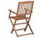 Chaises Pliables D'extérieur 8 PCs Bois D'acacia Solide