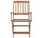 Chaises Pliables De Jardin 6 PCs Avec Coussins Bois D'acacia