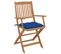 Chaises Pliables De Jardin 6 PCs Avec Coussins Bois D'acacia