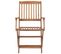 Chaises Pliables De Jardin 8 PCs Avec Coussins Bois D'acacia