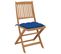 Chaises Pliables De Jardin 6 PCs Avec Coussins Bois D'acacia