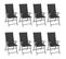 Chaises Inclinables De Jardin Et Coussins Lot De 8 Bois Acacia