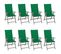 Chaises Inclinables De Jardin Et Coussins Lot De 8 Bois Acacia