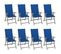 Chaises Inclinables De Jardin Et Coussins Lot De 8 Bois Acacia