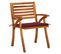 Chaises De Jardin Avec Coussins 4 PCs Bois De Teck Solide