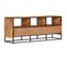 Meuble TV 110x30x45 Cm Bois D'acacia Massif