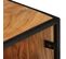 Meuble TV 110x30x45 Cm Bois D'acacia Massif