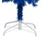 Arbre De Noël Artificiel Pré-éclairé Et Boules Bleu 150 Cm Pvc