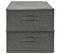 Boîtes De Rangement 2 PCs Tissu 70x40x18 Cm Anthracite