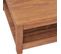 Table Basse 68x67x35 Cm Bois De Teck Solide