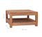 Table Basse 68x67x35 Cm Bois De Teck Solide