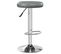 Tabourets De Bar 2 PCs Gris Similicuir