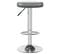 Tabourets De Bar 2 PCs Gris Similicuir