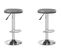 Tabourets De Bar 2 PCs Gris Similicuir