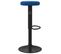 Tabourets De Bar 2 PCs Bleu Velours