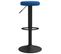 Tabourets De Bar 2 PCs Bleu Velours