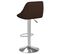 Tabourets De Bar 2 PCs Marron Similicuir