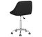 Chaise De Bureau Pivotante Noir Similicuir