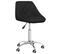 Chaise De Bureau Pivotante Noir Similicuir