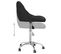 Chaise De Bureau Pivotante Noir Similicuir