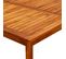 Table Basse De Jardin 110x110x45 Cm Bois Solide D'acacia