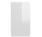 Table De Chevet Blanc Brillant 40x35x62,5 Cm Aggloméré