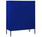 Commode Bleu Marine 80x35x101,5 Cm Acier