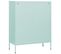 Commode Vert Menthe 80x35x101,5 Cm Acier